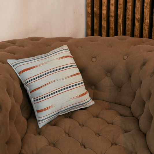 Escapade Riviera cushion 30X50 cm peach and black